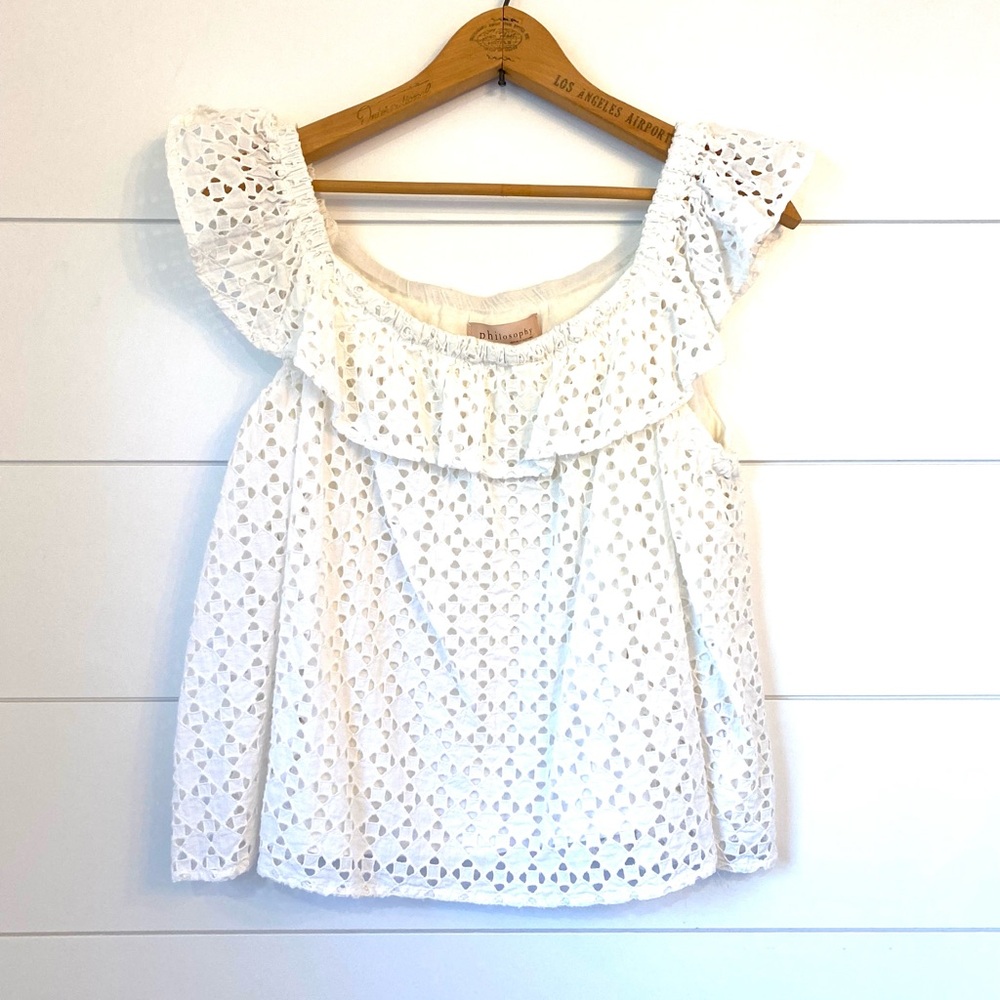 NWOT Philosophy blouse. Size Large.